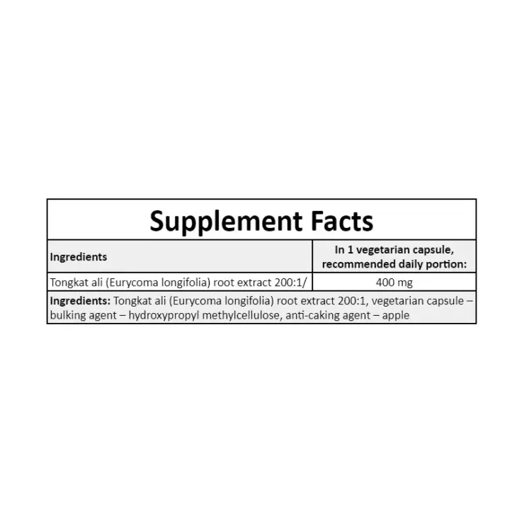 Tongkat Ali 400mg - 90vcaps - Image 2