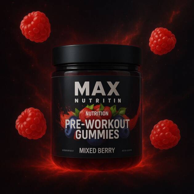 Max Muscle Pre-Workout Gummies – 70 gummies