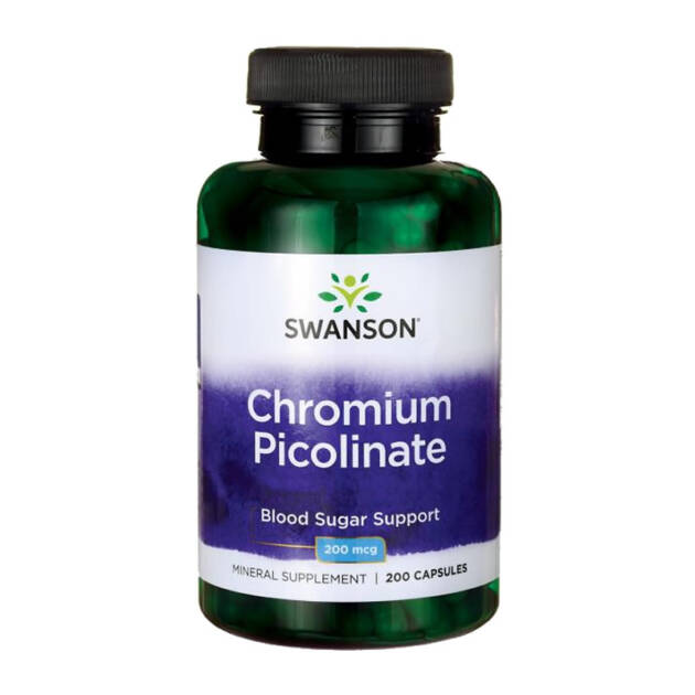 Swanson Chromium Picolinate – Μεταβολική Υποστήριξη με 200mcg Χρωμίου