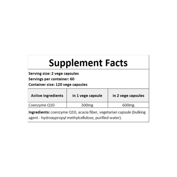 coenzyme q10 για ενέργεια και καρδιά