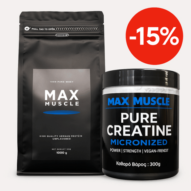 Max Muscle Whey + Creatine Combo