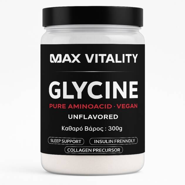 Max Vitality Glycine – Pure Amino Acid | Vegan | 300g