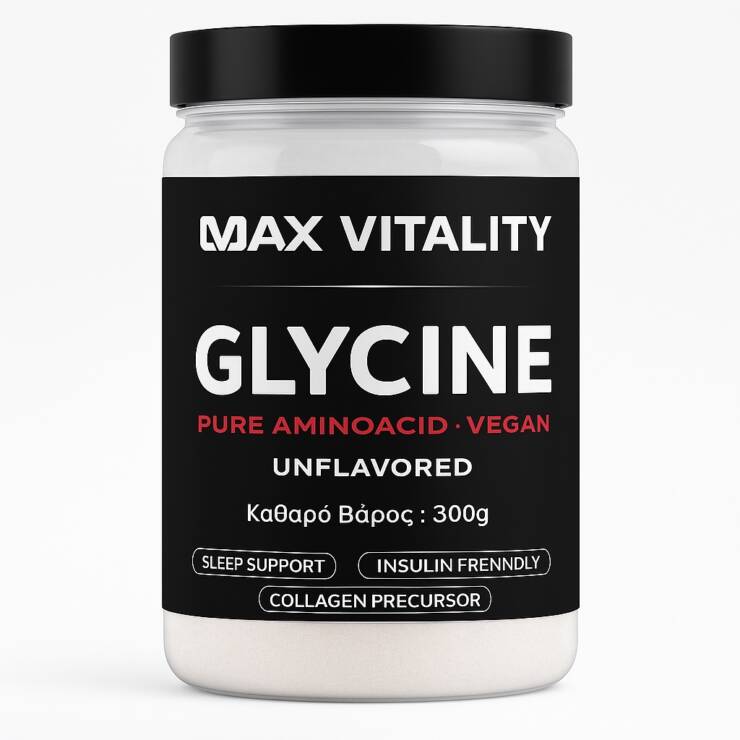Max Vitality Glycine – Pure Amino Acid | Vegan | 300g