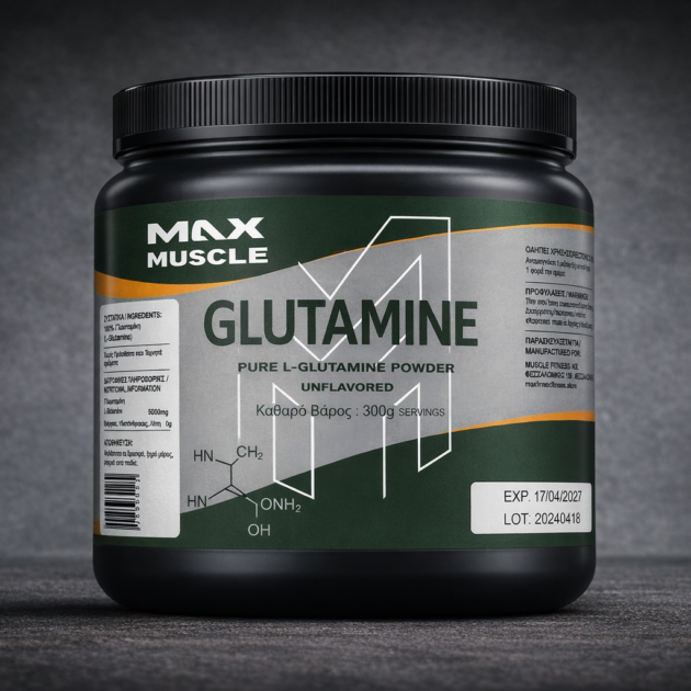 Max Muscle Glutamine 300g – Pure L-Glutamine Powder