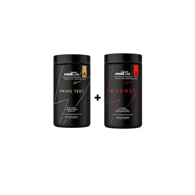 HIRO.LAB Test & Libido Stack – PRIME TEST + MAGNET (2 προϊόντα)